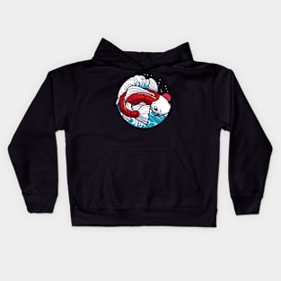 fish koi Kids Hoodie